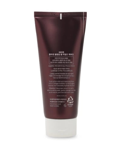 Collagen-infused deep cleansing facial foam, 140 ml
