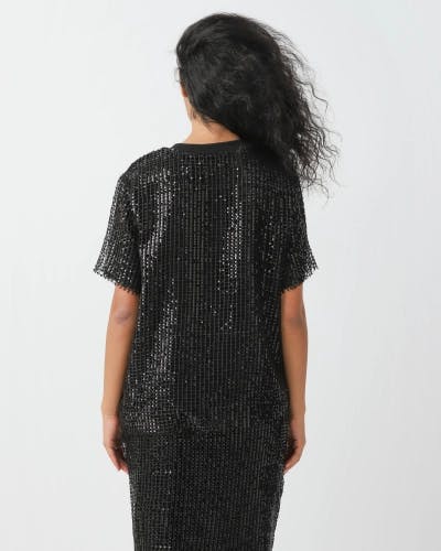 Sequined t-shirt
