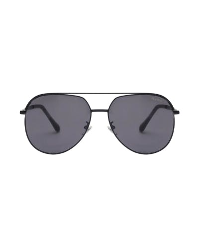 Classic black aviator sunglasses, UV400