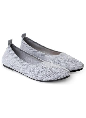 Breathable round toe ballet flats