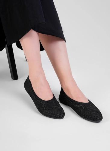 Breathable round toe ballet flats