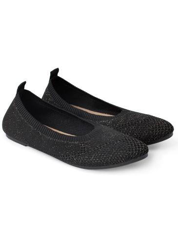 Breathable round toe ballet flats