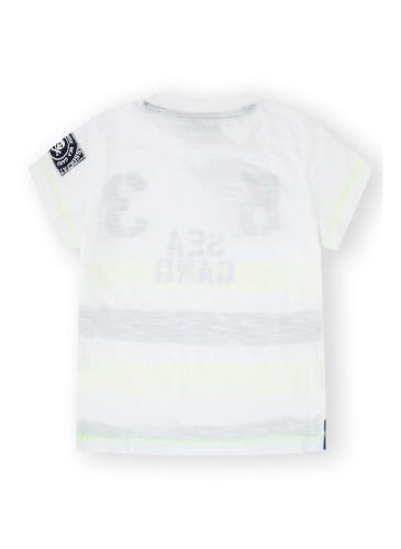 Sea Gang white striped cotton t-shirt for boys