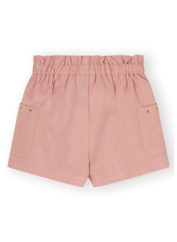Pink viscose shorts for girls