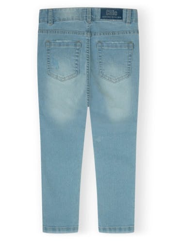 Blue denim pants for girls