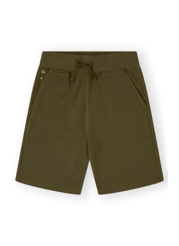 Khaki melange bermuda shorts for boys