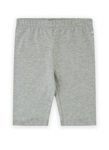 Light grey cotton cycling shorts for girls