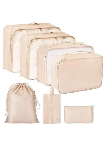 7-in-1 travel pouch bag set