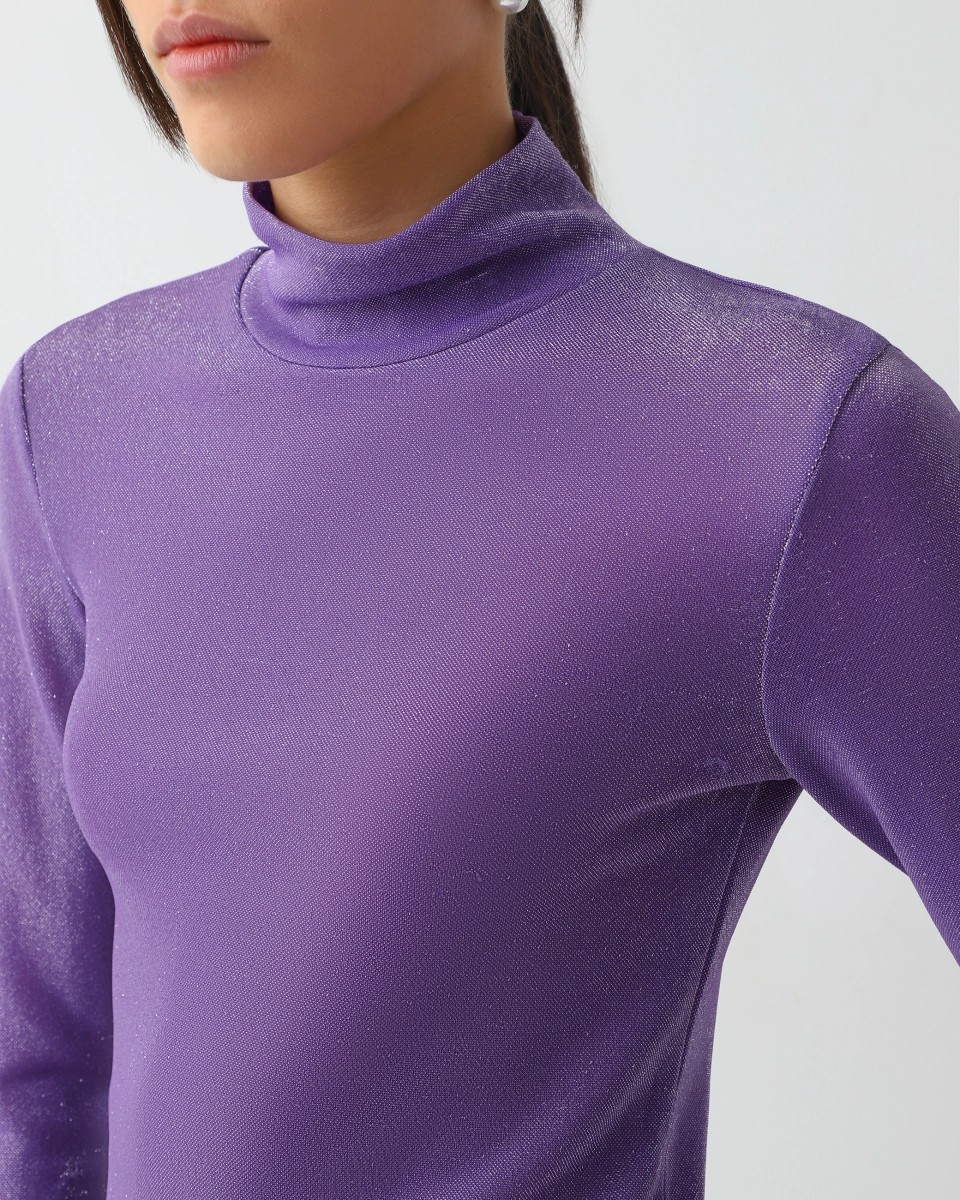 Duochrome turtleneck