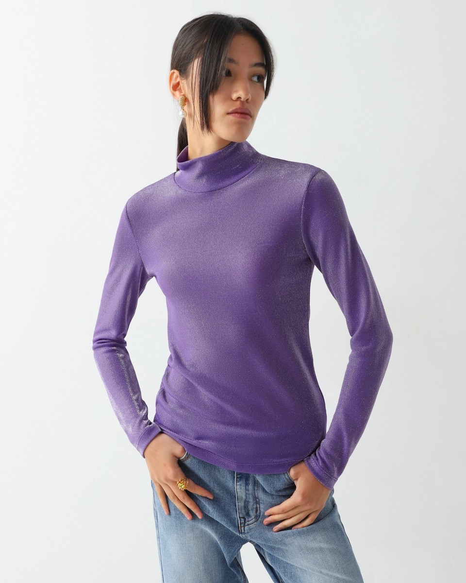 Duochrome turtleneck