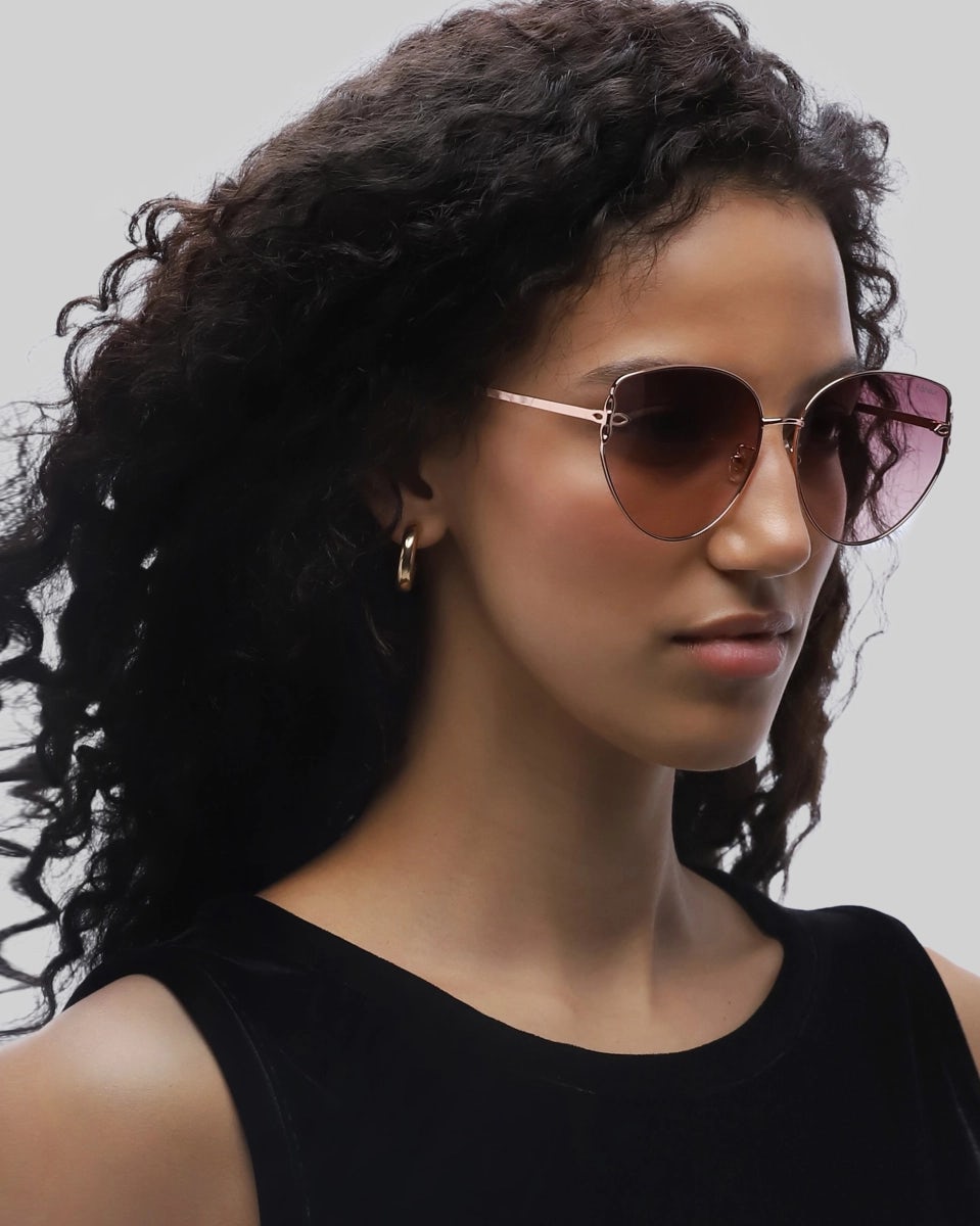 Stylish polarized cat eye unisex sunglasses