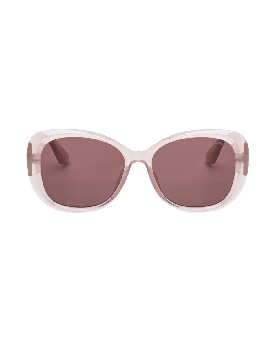 Polarized brown unisex sunglasses, UV400