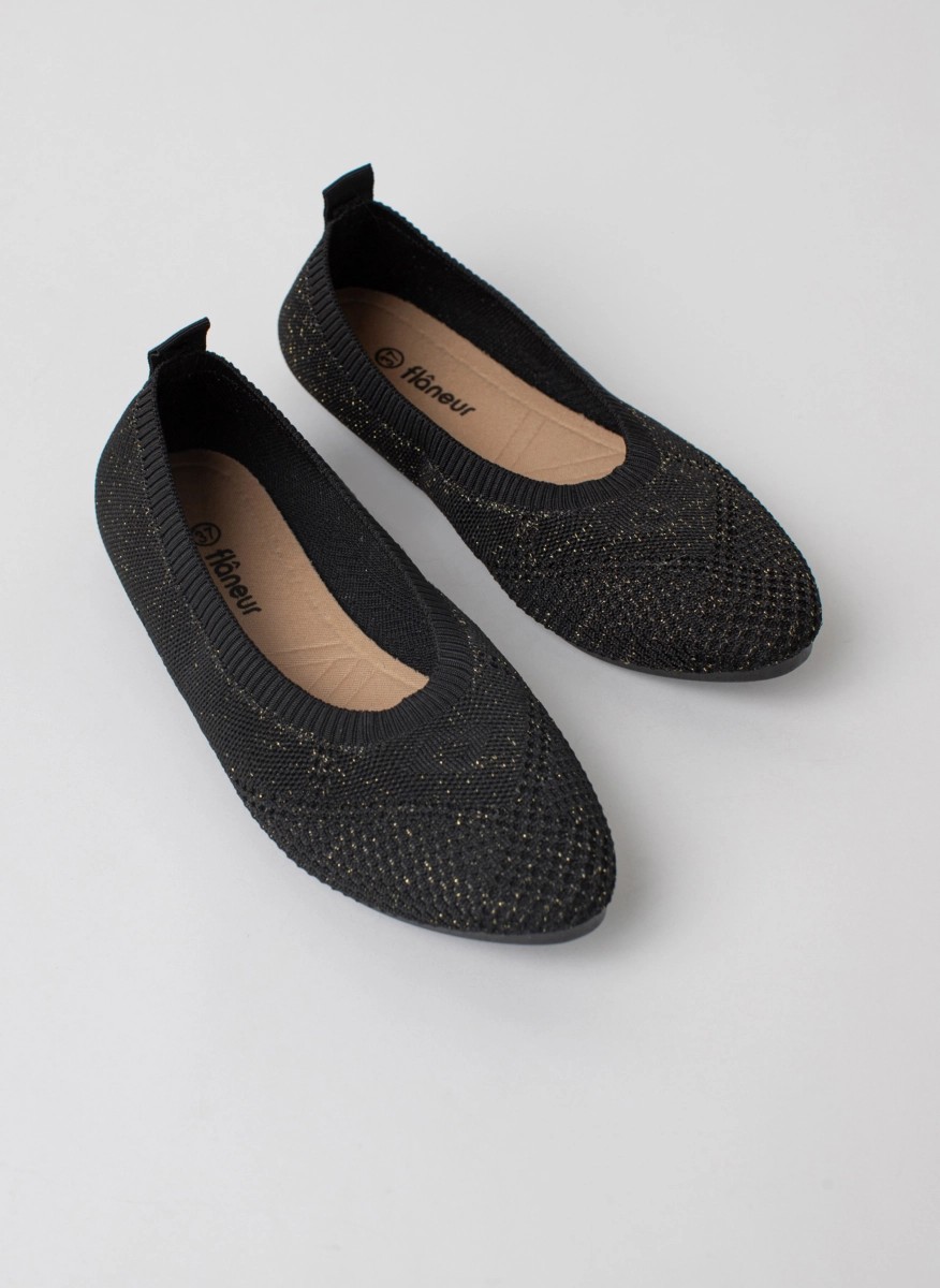 Breathable round toe ballet flats