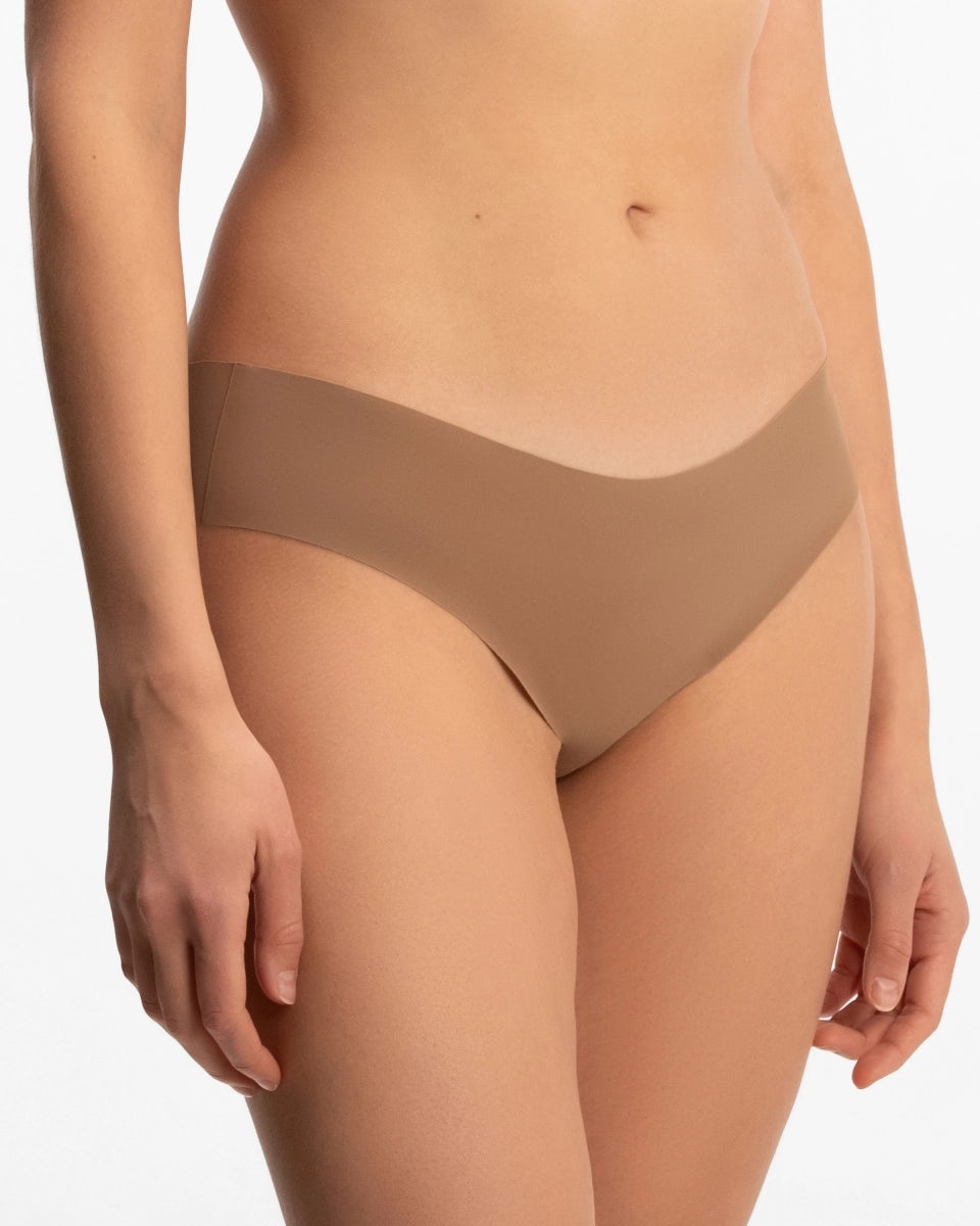 Women's seamless stretch bikini panties, 5-pack