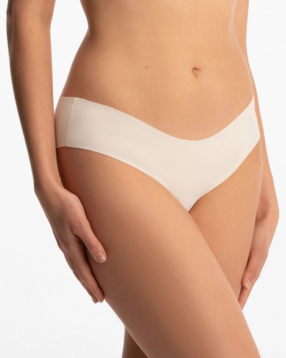 Women's seamless stretch bikini panties, 5-pack
