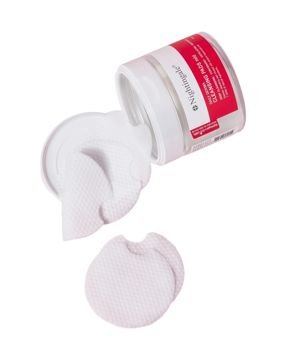Daily derma cleansing pads mild, 70 pcs