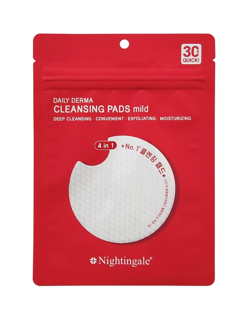 Daily derma cleansing pads mild, 10 pcs
