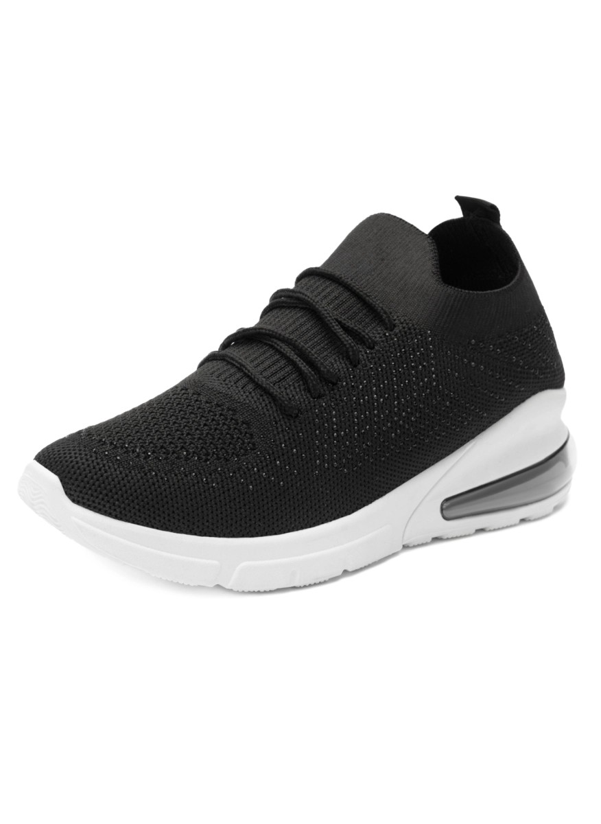 Women's casual sneakers with adjustable elastic laces