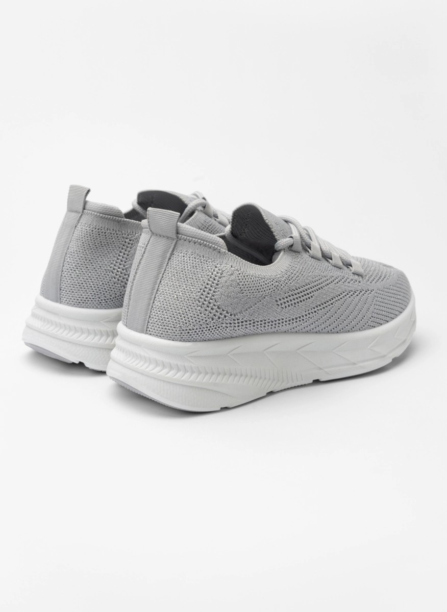 Women's casual sneakers with adjustable elastic laces