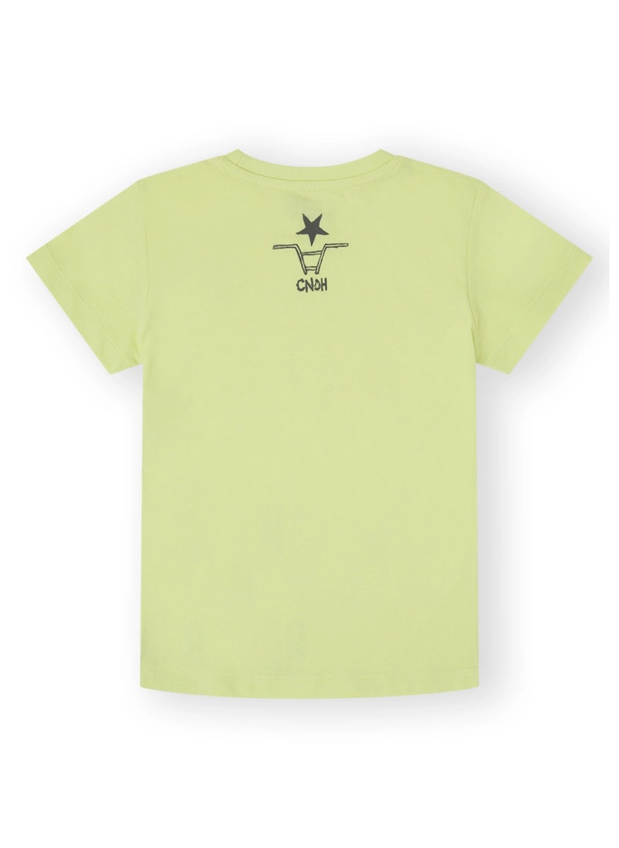 Urbanrider lime green cotton t-shirt for boys