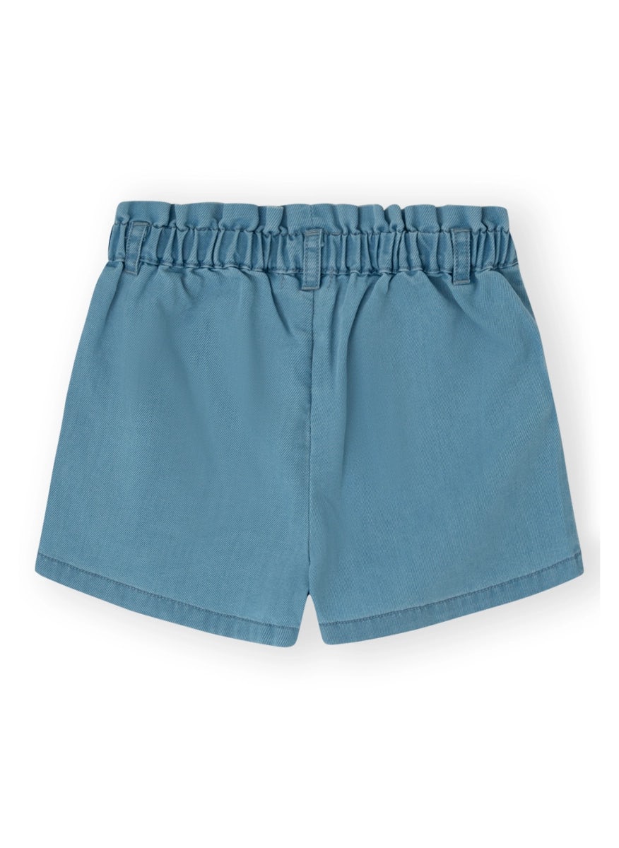 Blue denim shorts for girls