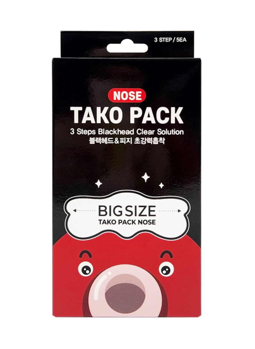 3-step Tako pack deep cleansing nose patches