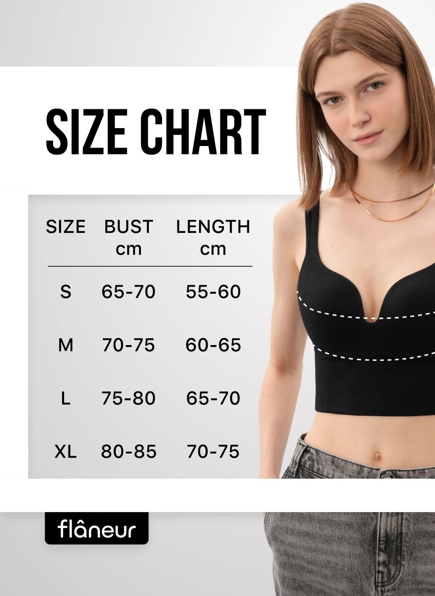 Bra for women with push-up effect