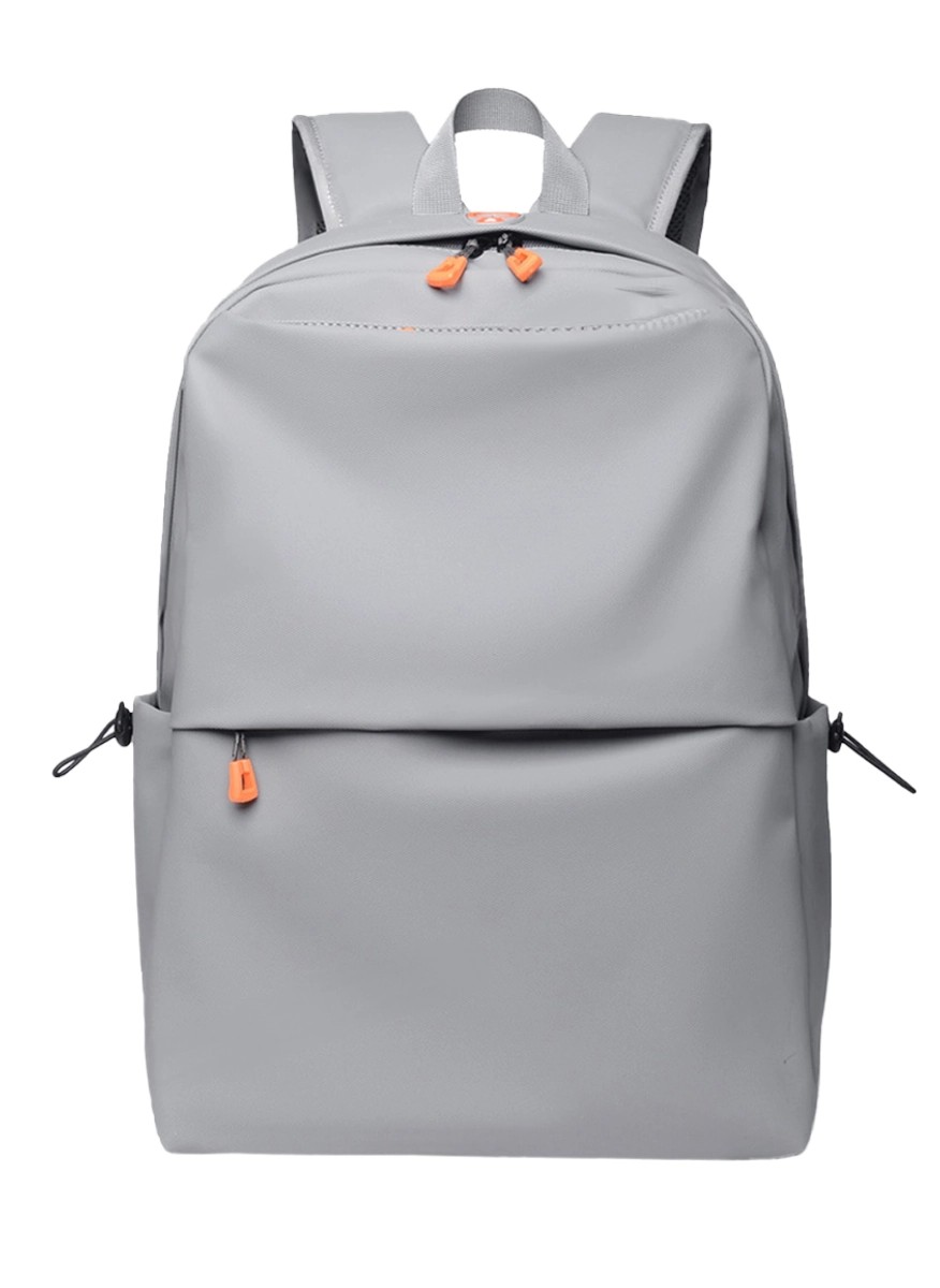 Gray spacious modern backpack