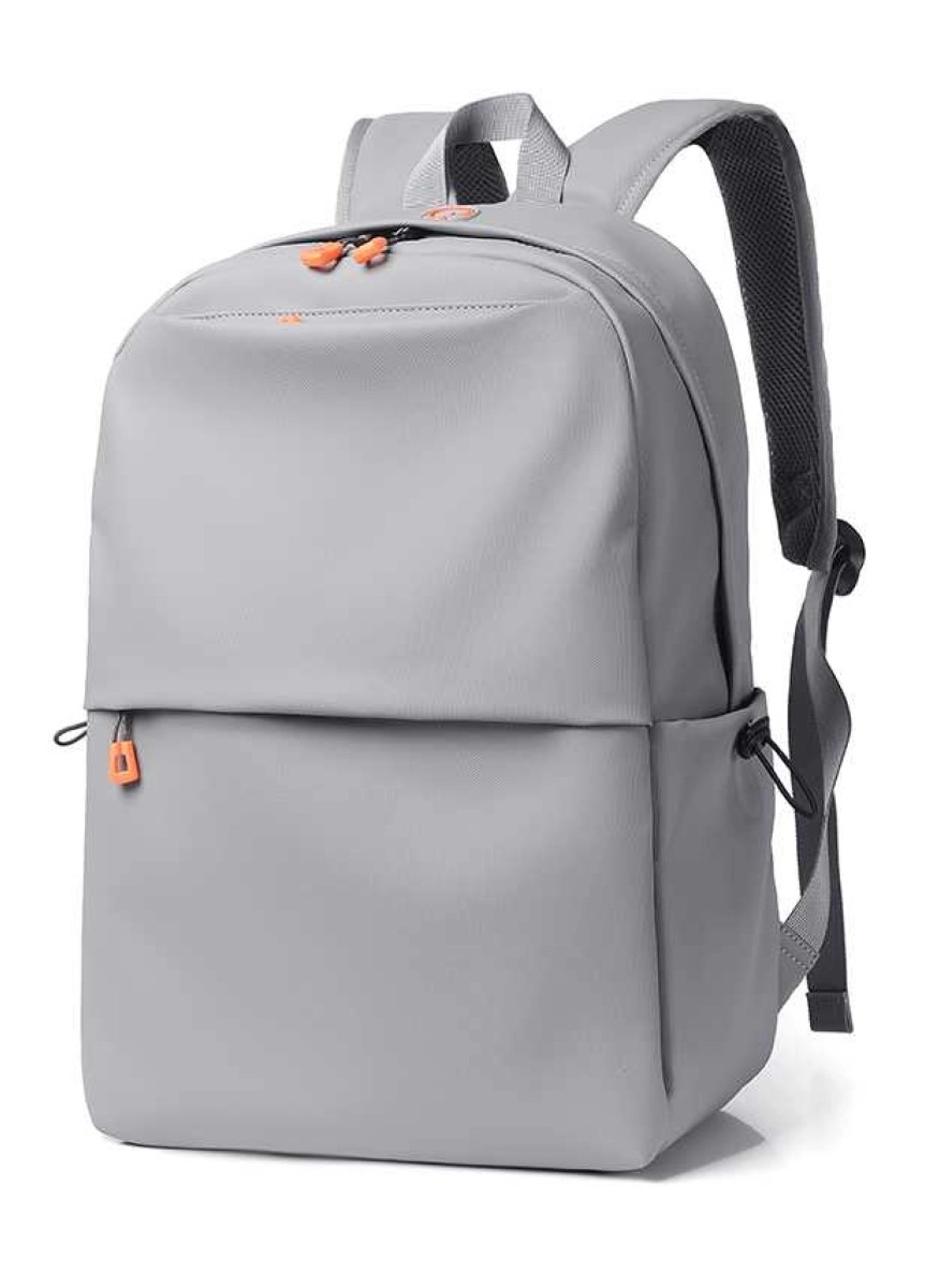 Gray spacious modern backpack