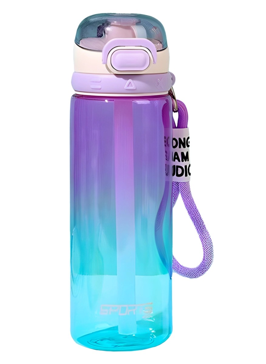 Leak-proof pink water bottle, 750 ml